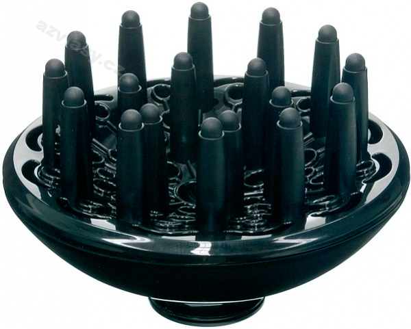 Ümardatud ümmarguste sõrmedega mudel, millel on padjakujuline tugi, võimaldab juukseid kergelt kuivada kogu pikkuses